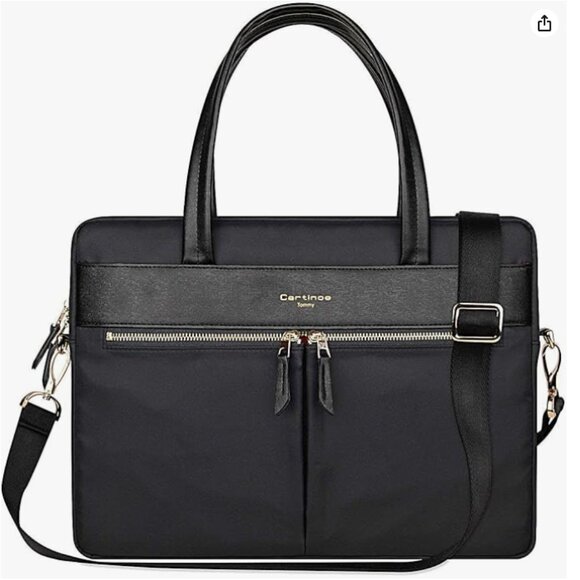 Cartinoe Laptop Tote Bag Waterproof Nylon Briefcase RFID Blocking Techno… - Picture 1 of 16